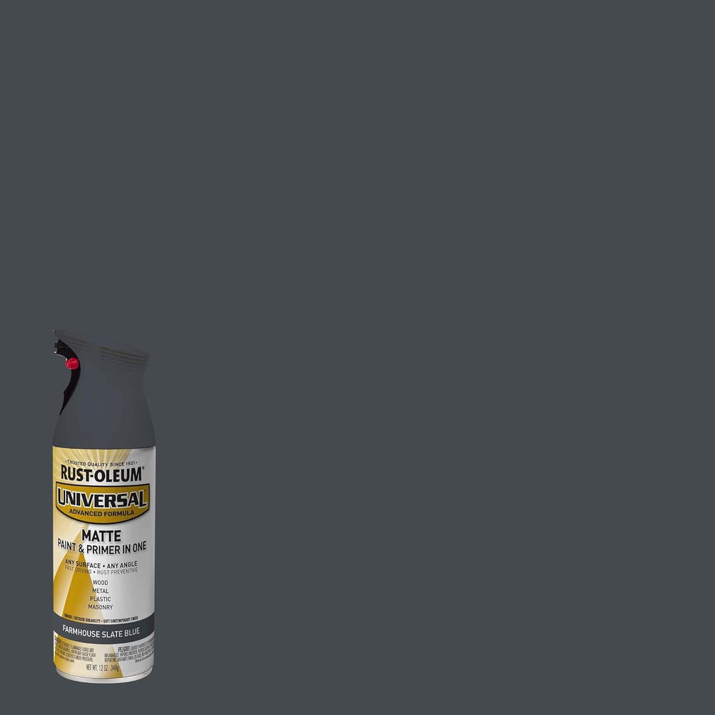Rust-Oleum 302151 Universal All Surface Clear Topcoat Spray, 11 oz, Dead Flat Clear - Colors B