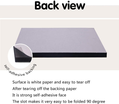 Garage Wall Protector Foam Wall Column Guard for Parking Garages - Reflective Edge Protector - 4 Pack Pole Guard - Wall Edge and Bumpers Guards
