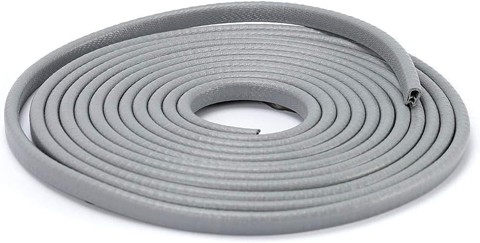 Winunite 32.8ft (10m) Car Door Edge Guards Black – Rubber, No Glue, U-Shaped, Built-in Metal Clips, Fits Most Vehicles, Fade-Resistant, Scratch- and Chip-Resistant – Reduces Dings in Parking Lots