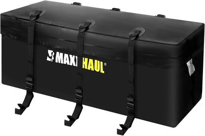 MaxxHaul Rooftop Cargo Bag 15 Cu Ft - Waterproof Universal Car Roof Carrier with Luggage Lock - No Rack Needed - Anti-Slip Mat - 100 lb Capacity - for Cars & SUV's (50719)