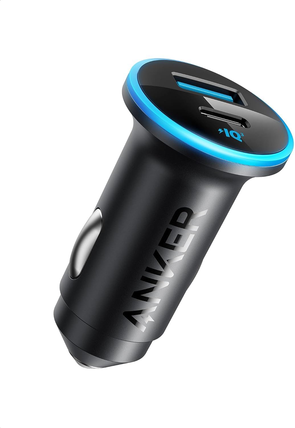 Anker 323 USB-C Car Charger Adapter, 52.5W Cigarette Lighter Charger with 30W PowerIQ 3.0 Fast Charging for iPhone 17/16/15/14/13/12 Series, Galaxy S25/24, Pixel (Car Charger + USB-C Cable)
