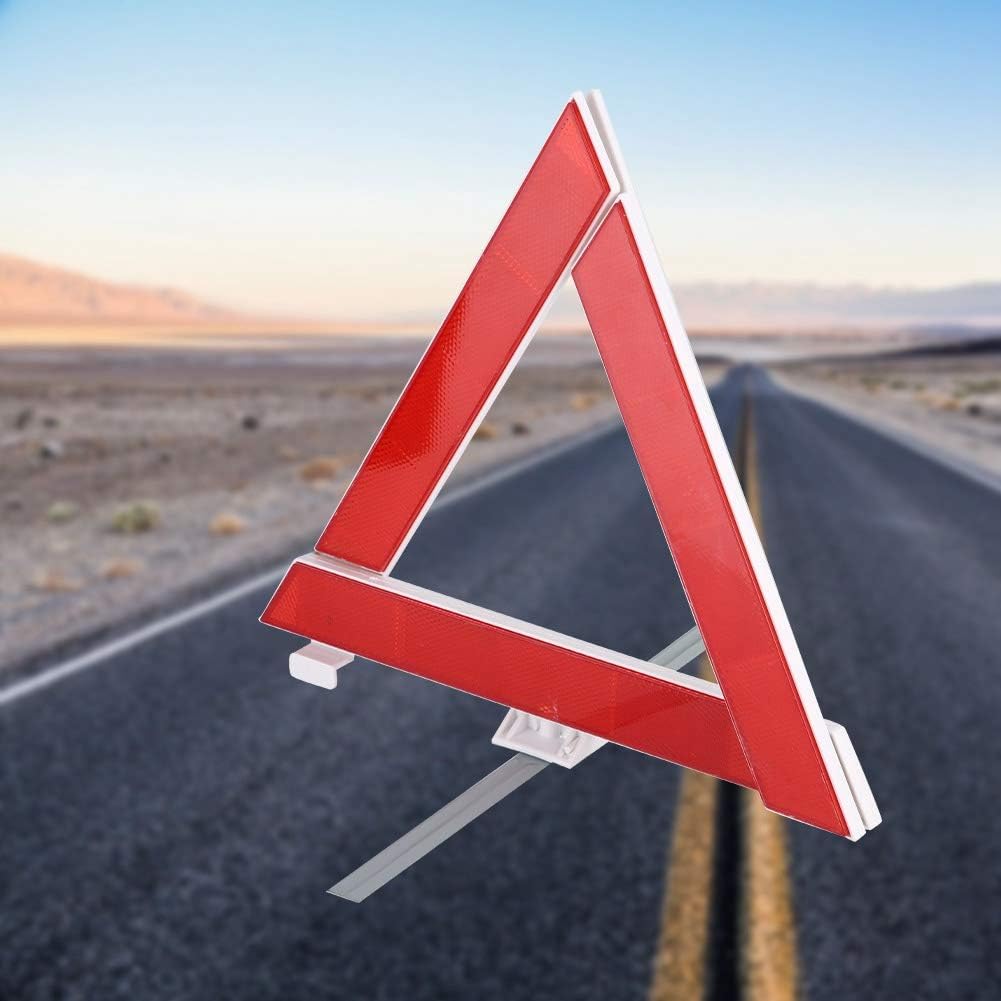 Dot Warning Triangle, Foldable Car Reflective Safety Triangle Sign Emergency Breakdown Warning Board Car Stop Sign Roadside Emergency Warning Triangle emergency car reflectors