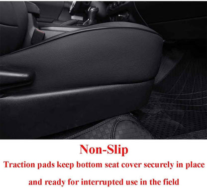 EKR Tacoma Car Seat Covers Custom Fit for Toyota Tacoma (Petrol) 2024 2025 2026 DoubleCab/CrewCab SR/SR5/TRD Sport/TRD Off-Road/Limited -Truck Seat Covers Full Set,Faux Leather(Black)