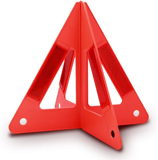 Akozon Emergency Triangles, Portable Car Roadside Triangles Emergency Breakdown Reflective Triangle For Car Warning Safety Road Stop Sign