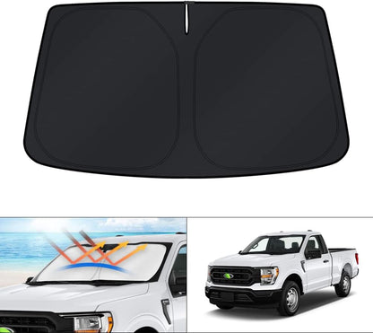 KUST Windshield Sun Shade for Toyota RAV4 2019-2022 2023 2024 2025 2026 Window Accessories Shade Sun Visor Cover Foldable Block UV Rays - Colors E