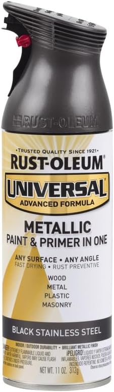 Rust-Oleum 302151 Universal All Surface Clear Topcoat Spray, 11 oz, Dead Flat Clear - Colors A