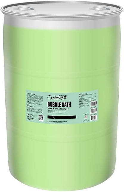 Nanoskin BUBBLE BATH Foaming Car Wash Shampoo 30 Gallons - Works with Foam Cannon, Gun, Bucket Washes, Car Soap for Pressure Washer | For Car, Truck, Motorcycle, RV & More, Green,3840 Fl Oz(Pack of 1)