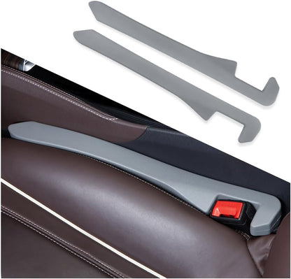 IHOTDER 2PCS Car Seat Gap Filler - Car Seat Gap Filler Organizer for Holding Phone,Key,Purse - Universal Car Gap Filler Fits Car Truck SUV Car Interior Accessories (Black/2PCS)…