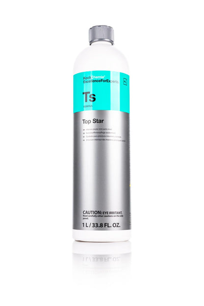 KOCHCHEMIE TS - Top Star - Interior Plastic and Vinyl Conditioner, UV Protection, Interior Plastic, Dash, Vinyl & Leather, Like New OEM Finish (1 Liter)