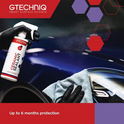 Gtechniq C2 Ceramic Sealant for Cars 16.9 fl oz | Quick Spray-On Paint Protection, Hydrophobic Barrier Repels Dirt & Water, Long-Lasting Gloss & Easy Application