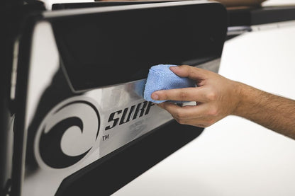 The Rag Company - Premium Grade Terry Microfiber Detailing Applicator Sponges - Versatile Detailing Tool, Extra Absorbent, Able to Withstand Numerous Uses, 3in x 5in, Black (6-Pack)