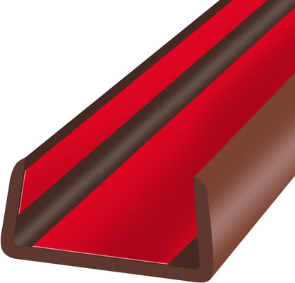 Rubber Edge Trim, 1/16" Self Adhesive Flexible U Channel Edge Protecter for Sheet Metal, Car Doors, U Shaped Sharp Edge Guards, Fit for 0-5/64" Wide Edge, Black Color, 10Ft, EPDM Material