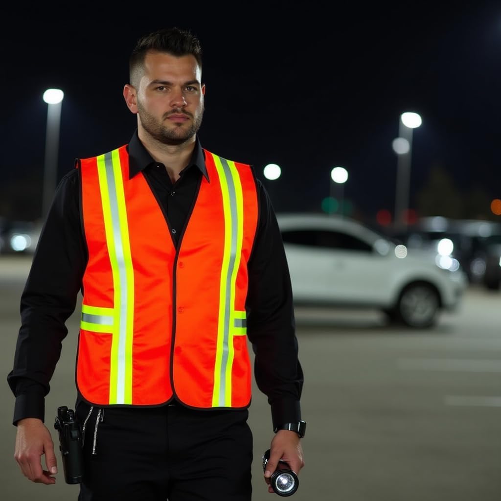 G & F Products High Visibility Reflective Safety Vest, One Size, Machine Washable Work Vest for Jobsite Safety