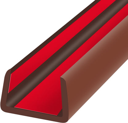 Rubber Edge Trim, 1/16" Self Adhesive Flexible U Channel Edge Protecter for Sheet Metal, Car Doors, U Shaped Sharp Edge Guards, Fit for 0-5/64" Wide Edge, Black Color, 10Ft, EPDM Material