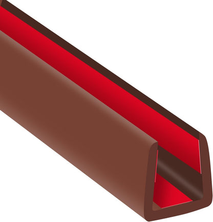Rubber Edge Trim, 1/16" Self Adhesive Flexible U Channel Edge Protecter for Sheet Metal, Car Doors, U Shaped Sharp Edge Guards, Fit for 0-5/64" Wide Edge, Black Color, 10Ft, EPDM Material