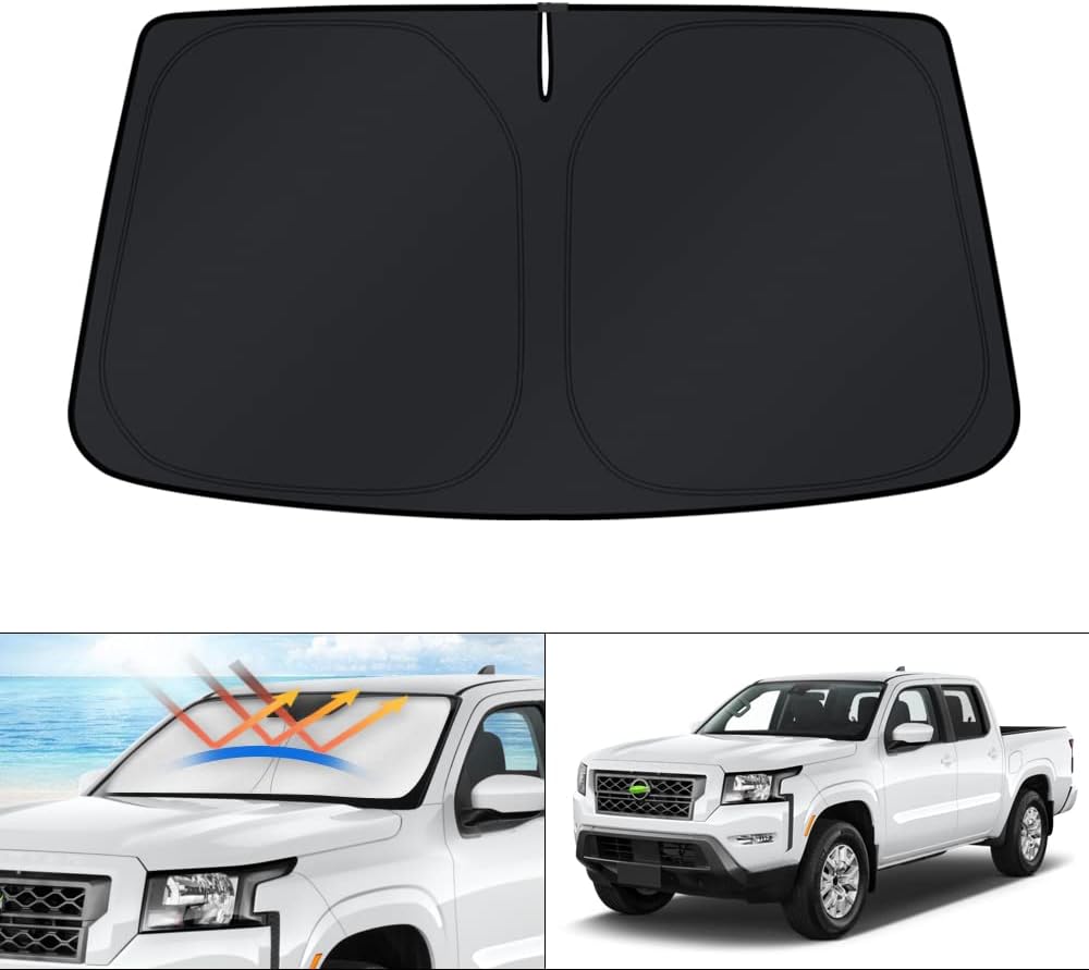 KUST Windshield Sun Shade for Toyota RAV4 2019-2022 2023 2024 2025 2026 Window Accessories Shade Sun Visor Cover Foldable Block UV Rays - Colors E