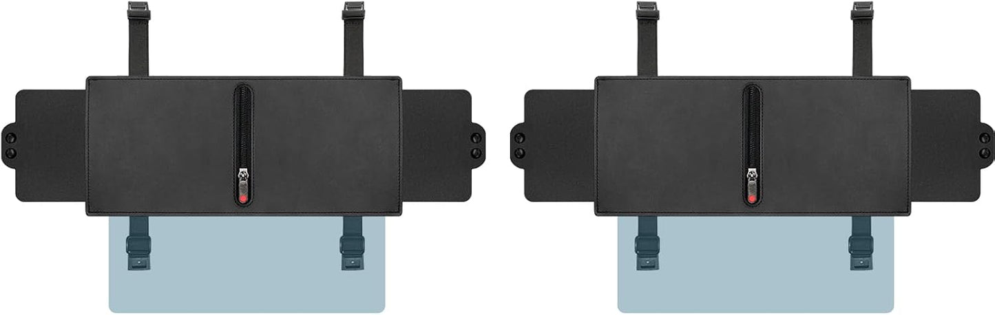 Veharvim Sun Visor Extender for Car (Polarized, UV400, PC Lens, 2 Side Sunshade), Car Visor Extender Sun Blocker, Visor Extender Attachment, Anti-Glare for Safe Driving