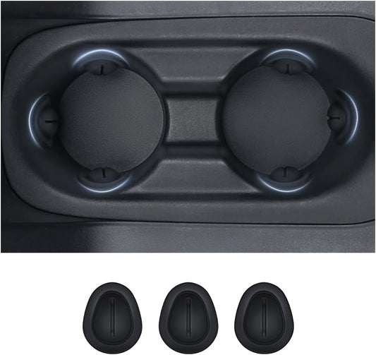 2026 Latest Car Cup Holder Insert/Holder Position Limiter - Anti Shake Silicone Car Coasters Bottle Stabilizers with Self-Adhesive - Car Must Haves Cup Holder Inserts for Car Truck SUV (6PCS)
