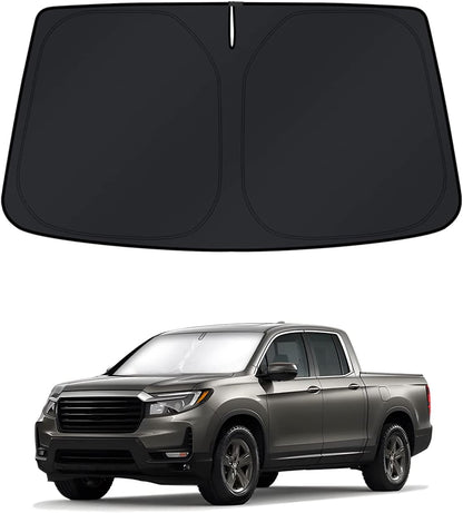 KUST Windshield Sun Shade for Toyota RAV4 2019-2022 2023 2024 2025 2026 Window Accessories Shade Sun Visor Cover Foldable Block UV Rays - Colors D