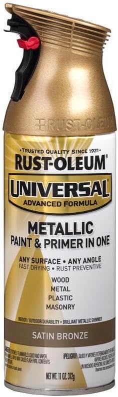 Rust-Oleum 302151 Universal All Surface Clear Topcoat Spray, 11 oz, Dead Flat Clear - Colors A