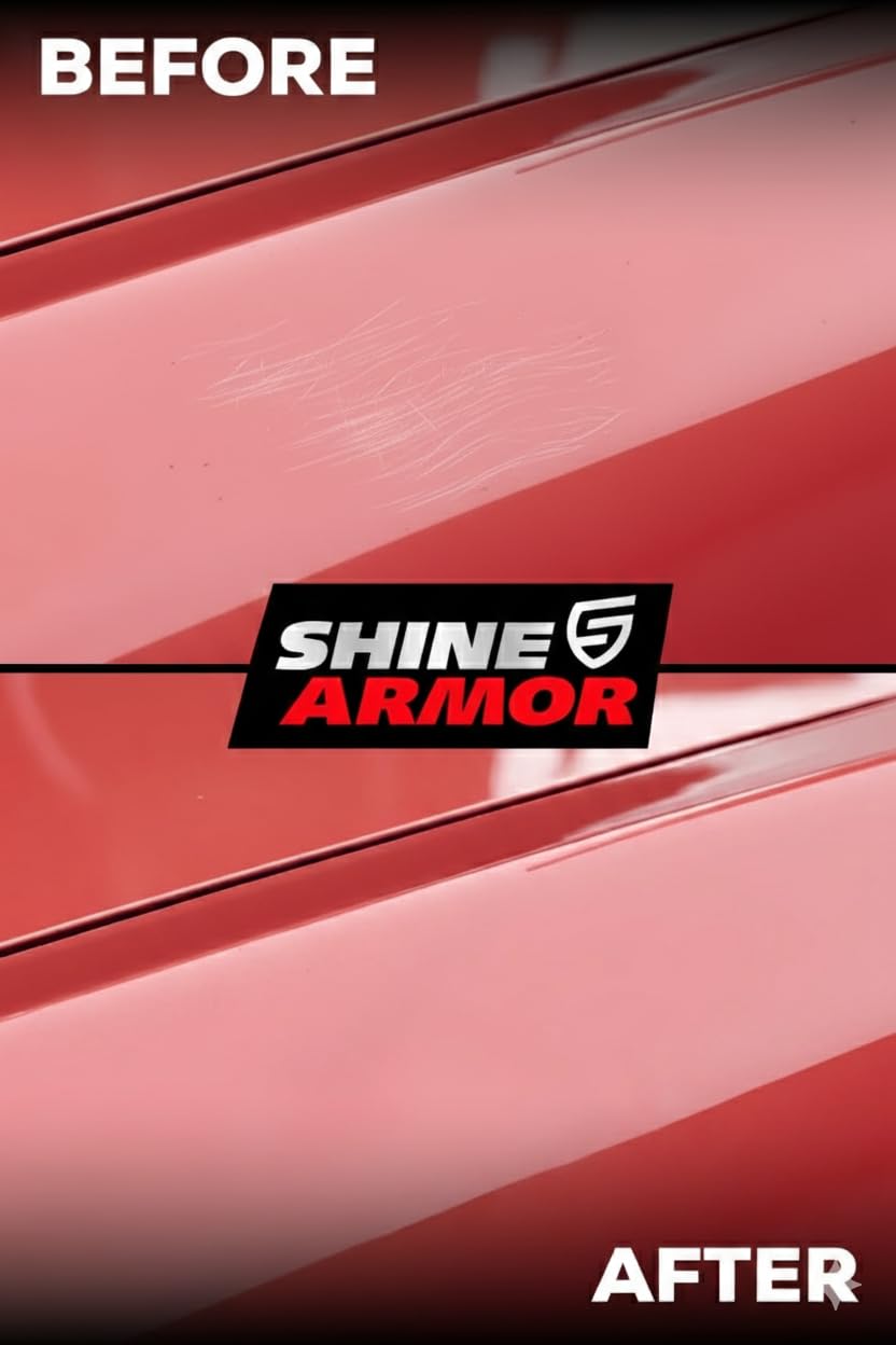 SHINE ARMOR Car Scratch Remover Repair Protection & Swirl Remover Polish 4oz