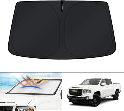 KUST Windshield Sun Shade for Toyota RAV4 2019-2022 2023 2024 2025 2026 Window Accessories Shade Sun Visor Cover Foldable Block UV Rays - Colors D