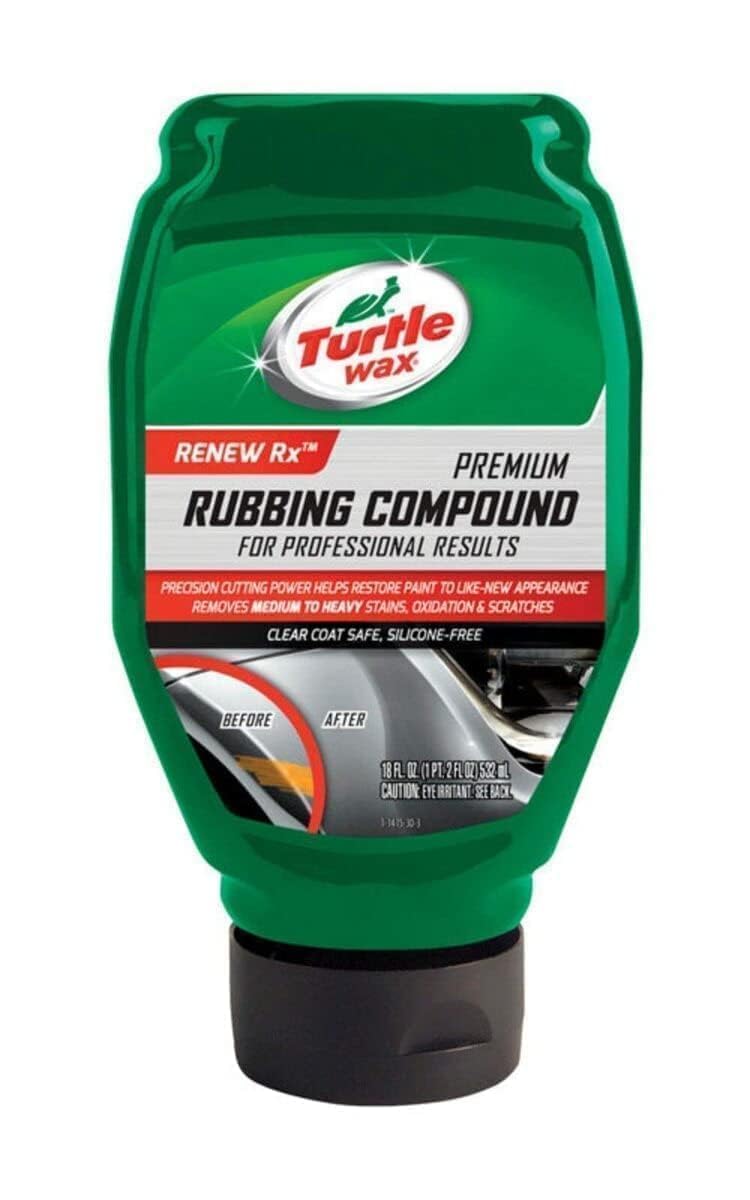 Turtle Wax T-415 Premium Grade Clean Cut Rubbing Compound - 18 Fl Oz.