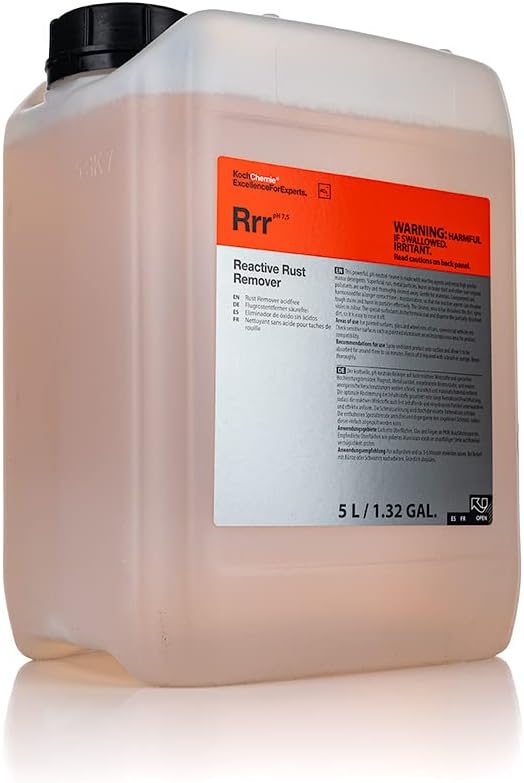 KOCHCHEMIE - Reactive Rust Remover - pH Neutral Cleaner; Use for Rust, Metal Particles, Burnt-in Brake Dust and Other Pollutants; Gentle Formula (500 milliliters)