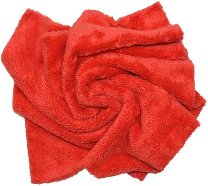 CARCAREZ Microfiber Towels for Cars, Car Drying Wash Detailing Buffing Polishing Towel with Plush Edgeless Microfiber Cloth, 450 GSM 16x16 in. Pack of 6