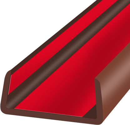 Rubber Edge Trim, 1/16" Self Adhesive Flexible U Channel Edge Protecter for Sheet Metal, Car Doors, U Shaped Sharp Edge Guards, Fit for 0-5/64" Wide Edge, Black Color, 10Ft, EPDM Material
