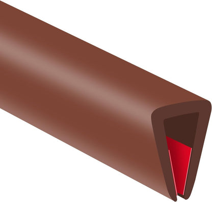 Rubber Edge Trim, 1/16" Self Adhesive Flexible U Channel Edge Protecter for Sheet Metal, Car Doors, U Shaped Sharp Edge Guards, Fit for 0-5/64" Wide Edge, Black Color, 10Ft, EPDM Material