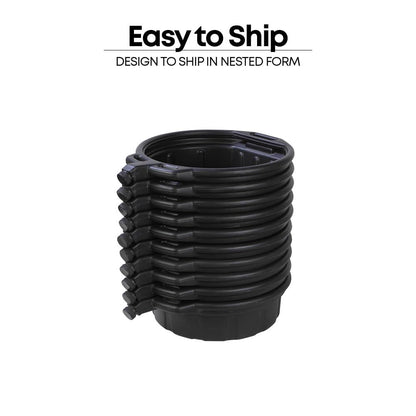 Groz 15 Quart Oil Drain Pan with Wheels & O-Ring Seal - 8" Wide Opening, Catch Basket, Leak-Proof Spout for Trucks, Cars, Fleet Maintenance (41966)