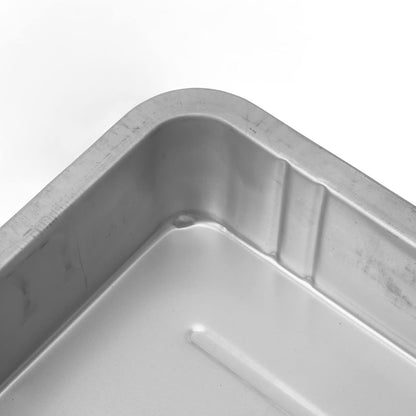 Oil Drain Pan, Universal Metal Oil Change Container with Easy Grip Edges 7-8L Capacity for Cars Motorcycles Boats, Durable Construction for Professional Mechanics and DIY Enthusiasts