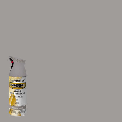Rust-Oleum 302151 Universal All Surface Clear Topcoat Spray, 11 oz, Dead Flat Clear - Colors A