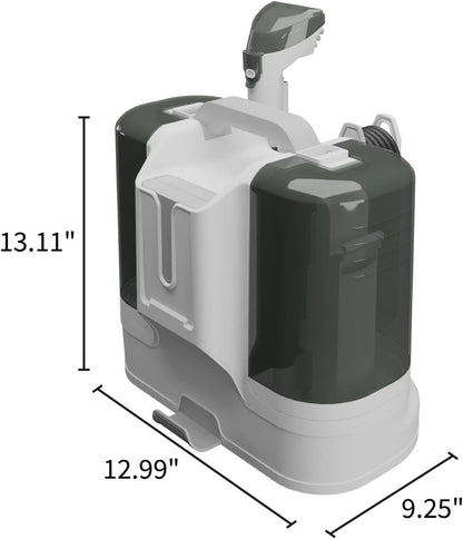 Small Car Seat Carpet Cleaner Machine for Home，Portable Hand Held Carpet Cleaner, Cars Steamer for Auto Detailing, Upholstery Furniture Steam Cleaners for Mattress Area Rugs Couch Sofas (White)