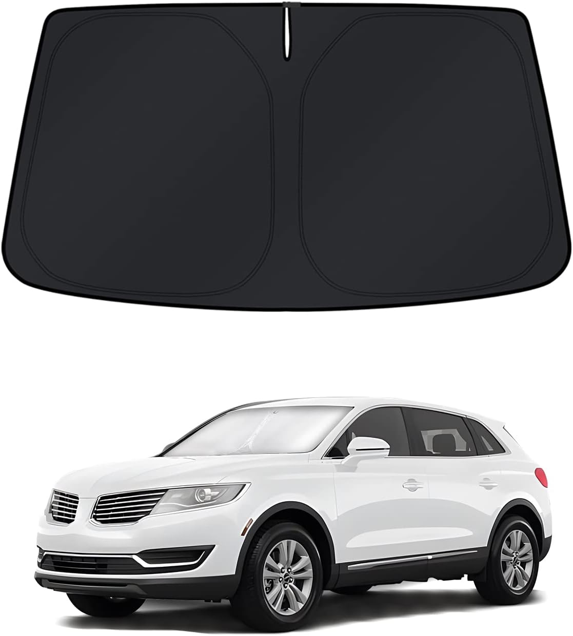 KUST Windshield Sun Shade for Toyota RAV4 2019-2022 2023 2024 2025 2026 Window Accessories Shade Sun Visor Cover Foldable Block UV Rays - Colors C