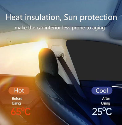Car Sunshade, Car Privacy Window Shade, 100% Block Light for Breastfeeding, Taking a nap, Changing Clothes, Camping (Full Sets 4pcs)