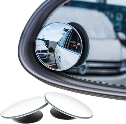 KARKOR Blind Spot Mirror Round HD Glass Convex 360° Wide Angle Side Rear View Mirror Exterior Accessories and Interior for Cars SUV and Trucks Pack of 2