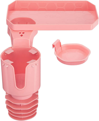 JoyTutus Car Cup Holder Expander, Automotive Cup Attachable Tray with 360° Rotation,Large Cup Holder Adapt Most Regular Cups with 18-40 oz, fit in 2.75-3.25 inch Car Holder