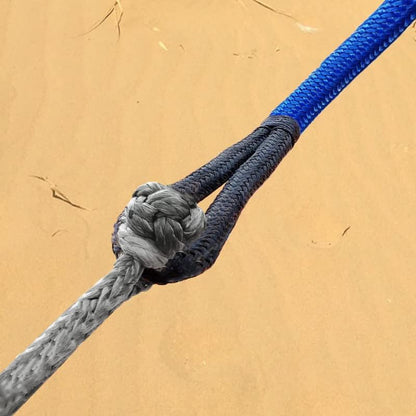 KING-PRO Kinetic Recovery Rope 1“x30' Towing Rope 48,000lbs Breaking Strength 100% Nylon Made Heavy Duty Offroad Snatch Strap 30% Elasticity for Full-Size Truck Large SUVs Offroad Vehicels (Red)