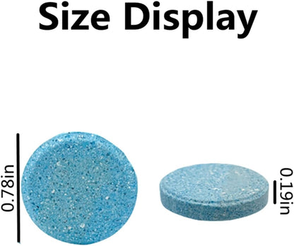 Windshield Washer Tablets, Fast Dissolving, Solid Windshield Wiper Fluid, for Cleaning Car Windshield, Mirrors and Windows (6)