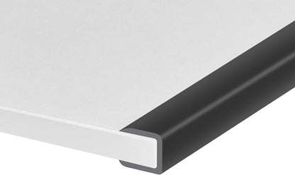 Rubber Edge Trim, Self-Adhesive Rubber Edge Trim, Edge Protector for Sheet Metal, EPDM Material, Fit 1/16"(1.0mm), Length 10Ft, Black Color, U Channel Edge Trim - Colors B