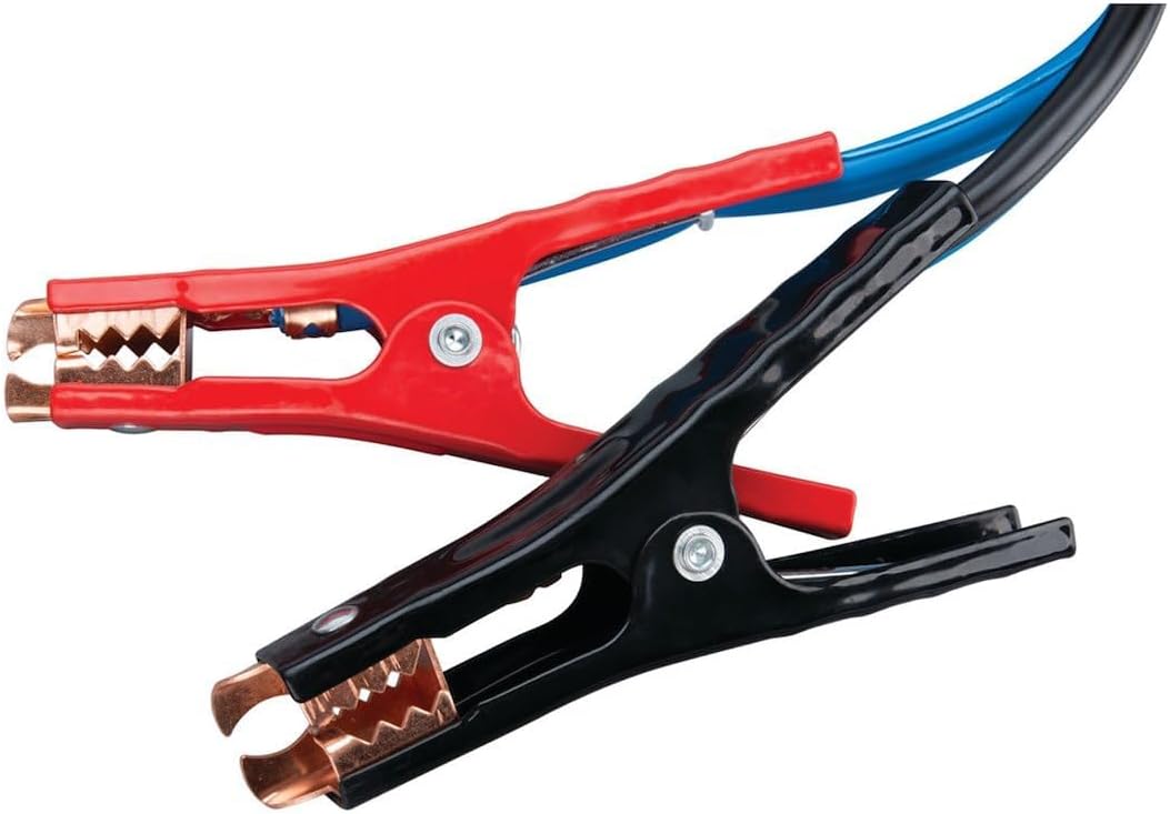 Performance Tool W1675 10ft 4GA Lighted Jumper Cables - Tangle-Free, Heavy Duty Clamps, Suitable for Trucks, SUVs, and Other Large Vehicles