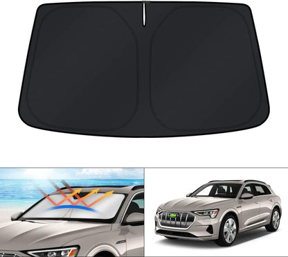 KUST Windshield Sun Shade for Toyota RAV4 2019-2022 2023 2024 2025 2026 Window Accessories Shade Sun Visor Cover Foldable Block UV Rays - Colors F
