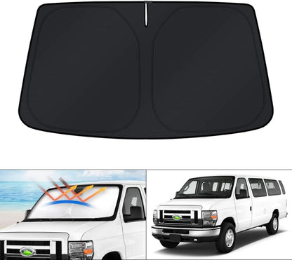 KUST Windshield Sun Shade for Toyota RAV4 2019-2022 2023 2024 2025 2026 Window Accessories Shade Sun Visor Cover Foldable Block UV Rays - Colors F