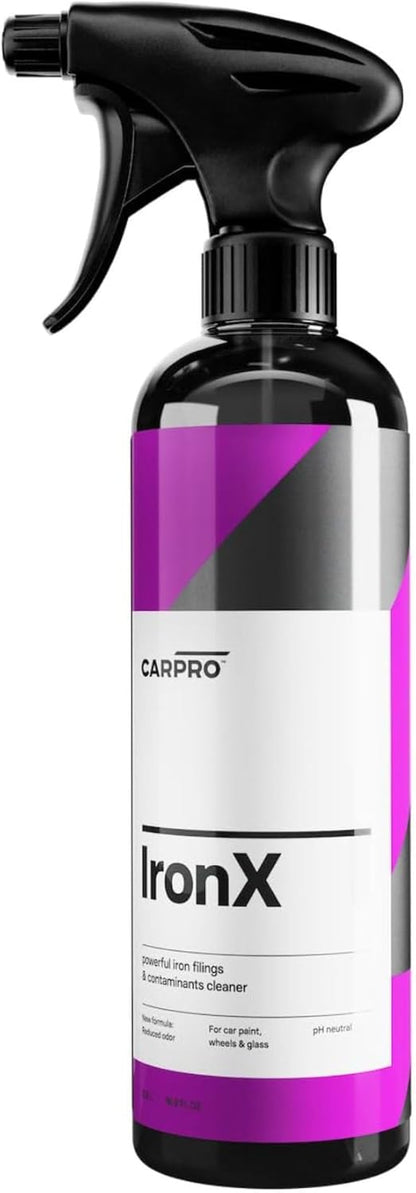 CARPRO IronX Iron Remover: Stops Rust Spots and Pre-Mature Failure of the Clear Coat, Iron Contaminant Removal - 1 Liter with Sprayer (33.8oz)