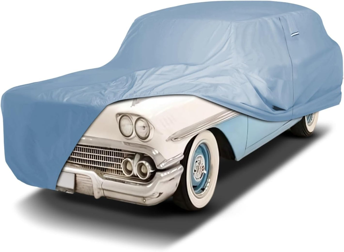 iCarCover Premium Car Cover for 1970-1972 Chevy Monte Carlo Heavy Duty Waterproof All-Weather Automobiles Custom Fit Indoor Outdoor UV Snow Protection Covers with Straps and Bag - Colors C