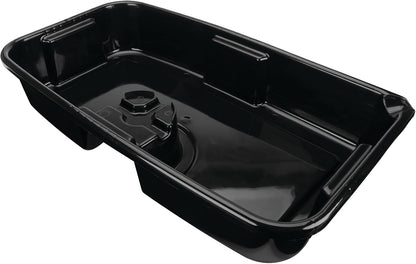 Performance Tool W4080 16-Qt. Clear View Oil Drain Container - Carrying Handle, Automotive Catch Pan, Fluid Transport Jug, Oil Change, Radiator Flush, Automotive Repair - White