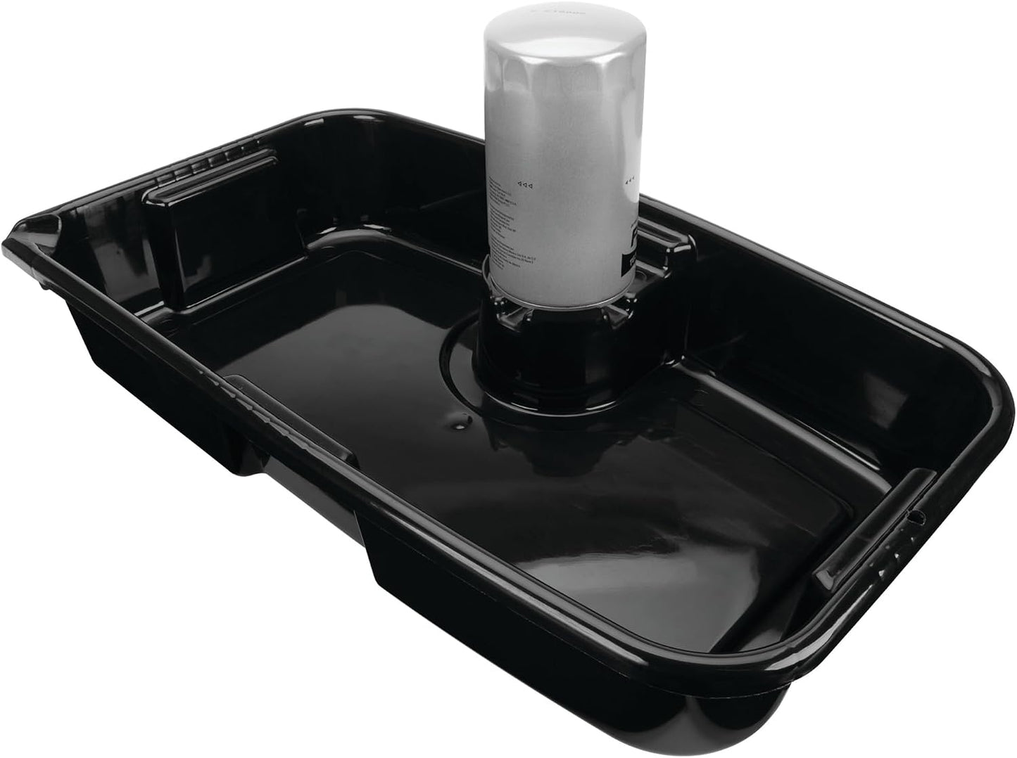 Performance Tool W4080 16-Qt. Clear View Oil Drain Container - Carrying Handle, Automotive Catch Pan, Fluid Transport Jug, Oil Change, Radiator Flush, Automotive Repair - White