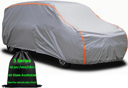 Waterproof Sport Car Cover, Super Lightweight Small Outdoor Car Cover Rain Car Covers for Automobiles All Weather Waterproof Fit Coupe 163" to 178"